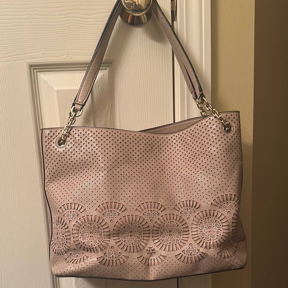 Tory Burch Zoey Perforated Tote Bag